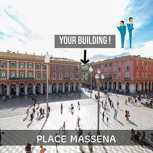 Nestor&jeeves - Massena Lounge - Hyper Center - By Sea Apartment Nice